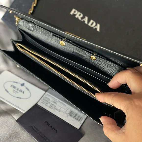 ‼️SOLD‼️ Prada Saffiano Metal Nero Crossbody Bag - Picture 6 of 8